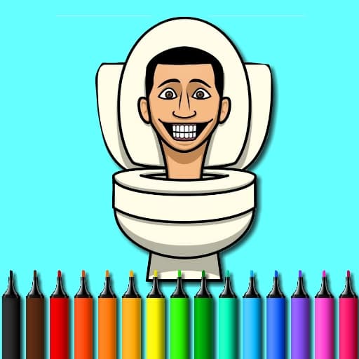 لون سكيبيدي المرحاض