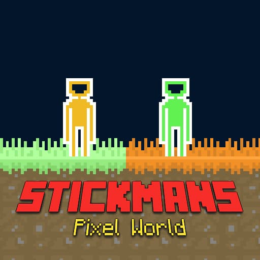 Stickmans بكسل العالم