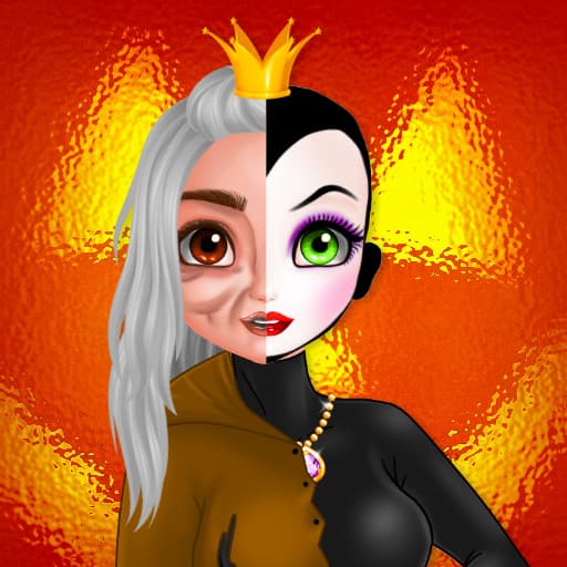 دروس مكياج الهالوين للأميرة Halffaces