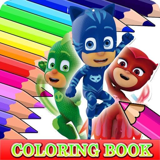 كتاب تلوين لأقنعة PJ