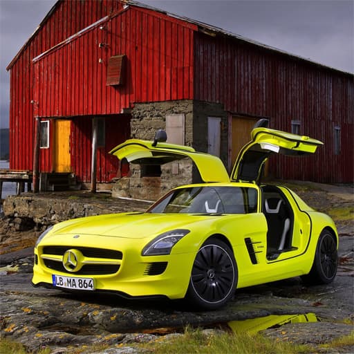 لغز الخلية الإلكترونية من مرسيدس بنز SLS