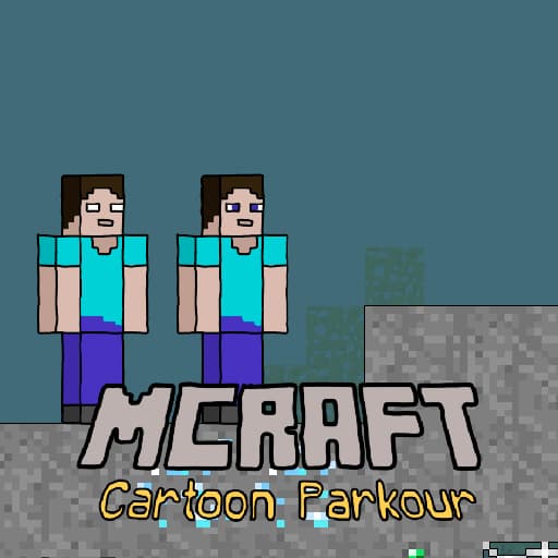 ماكرافت كارتون باركور