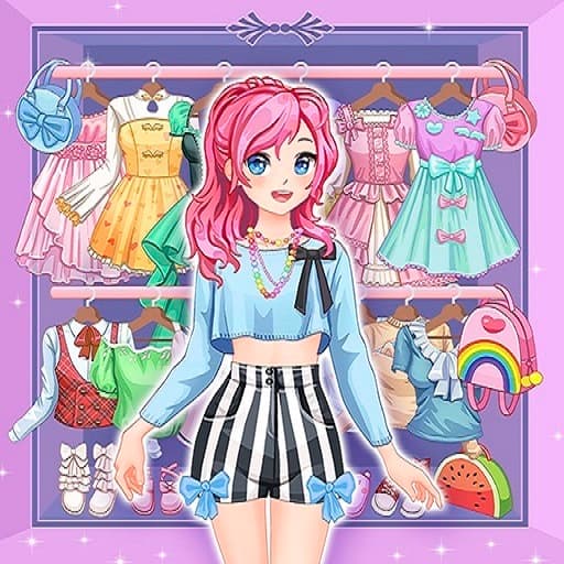 أنيمي Kawaii: لعبة تلبيس لطيفة