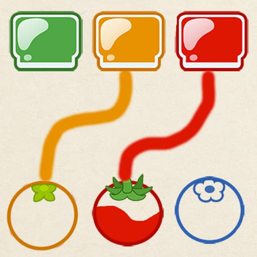 Pick Color Paint Fruits