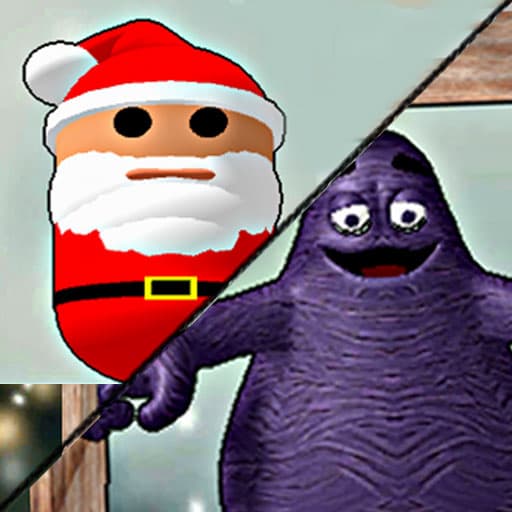 سانتا كلوز يجتمع كشر