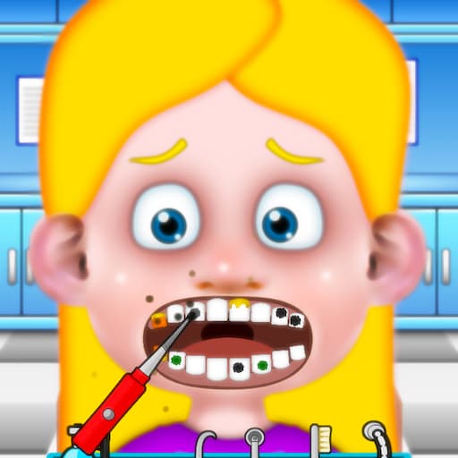 طبيب أسنان صغير للأطفال