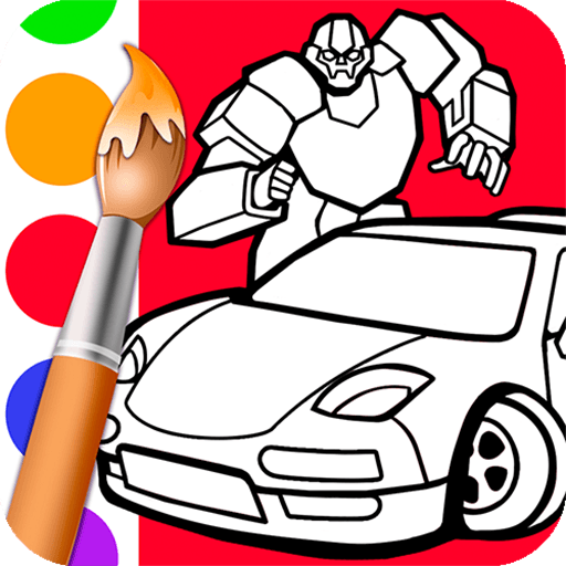 Kids Coloring Book for Boys