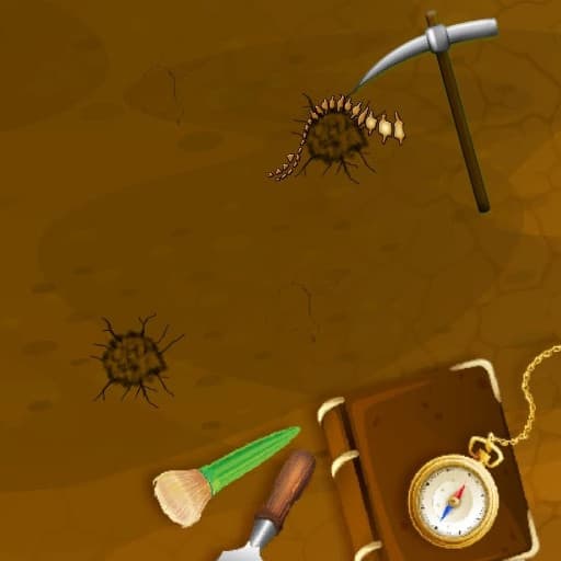 حفر عظام الديناصورات