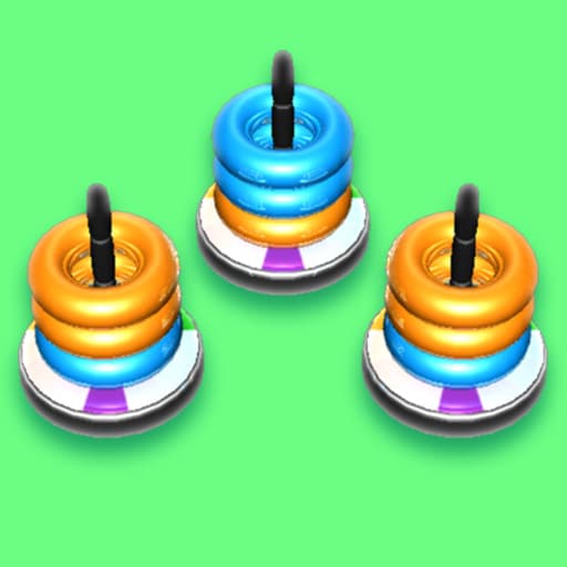 Hoop Stack Sort Puzzle Game