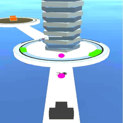 تبادل لاطلاق النار 3D BALL-Hit Twisty Stack